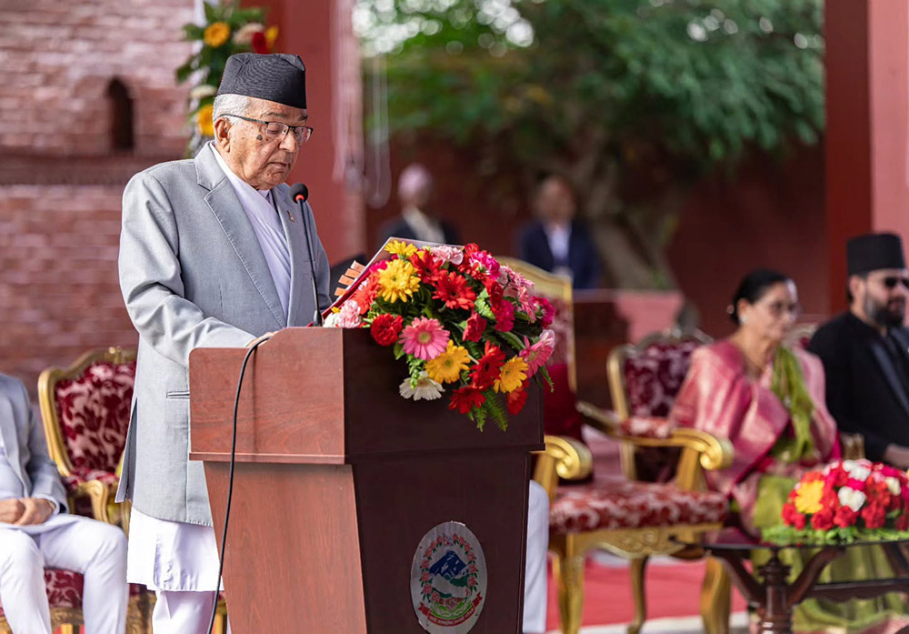 President Paudel stresses implementing constitution in citizens' daily lives, not just in speeches