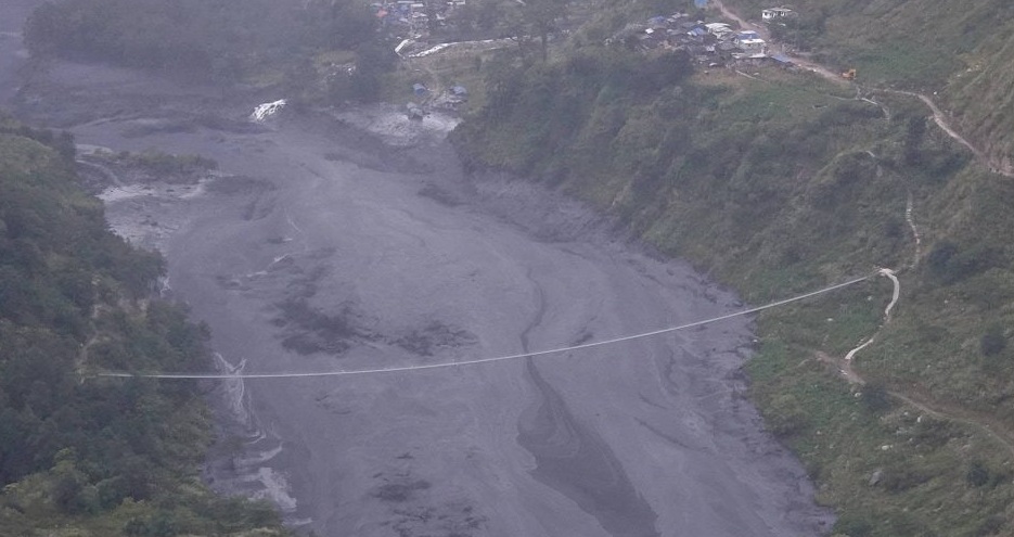 Budhi Gandaki Flood Damages 4 Hydropower Projects, Sweeps Away Construction Structures and Equipment