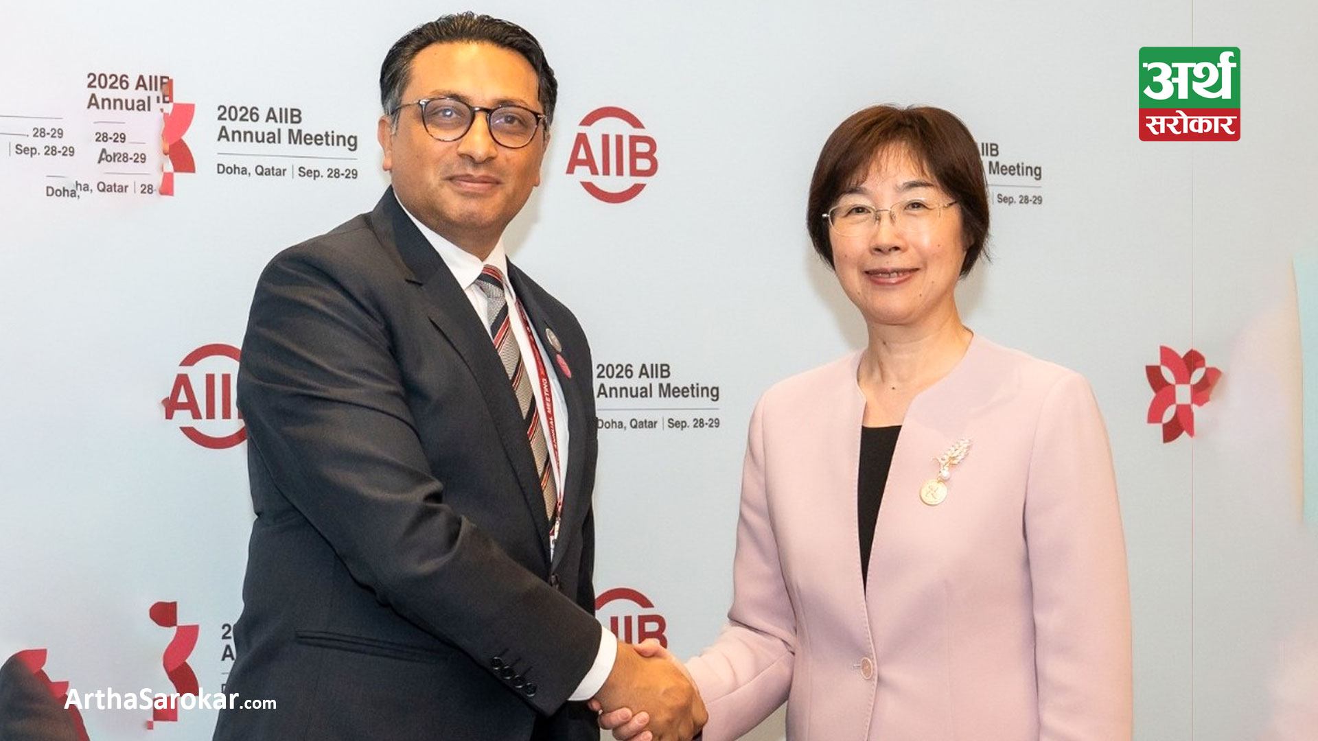 Finance Minister Wagle meets AIIB President: Urges expanded investment and reconstruction support in Nepal