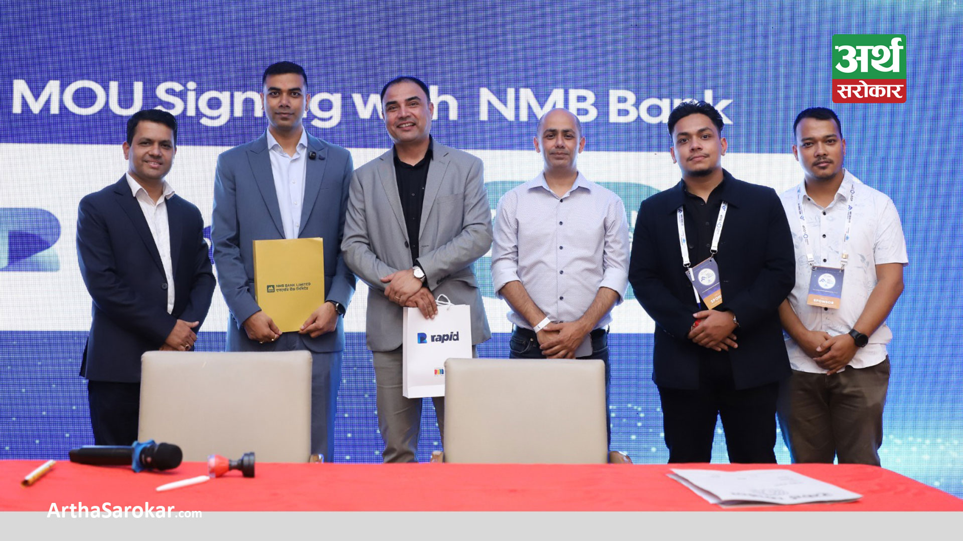 NMB Bank and Rapid Tech sign agreement to expand digital banking services at 'Nepal Fintech Expo 2026'