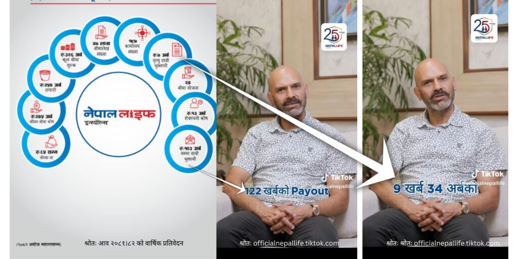 Nepal Life removes CEO's video from TikTok after Insurance News fact-check