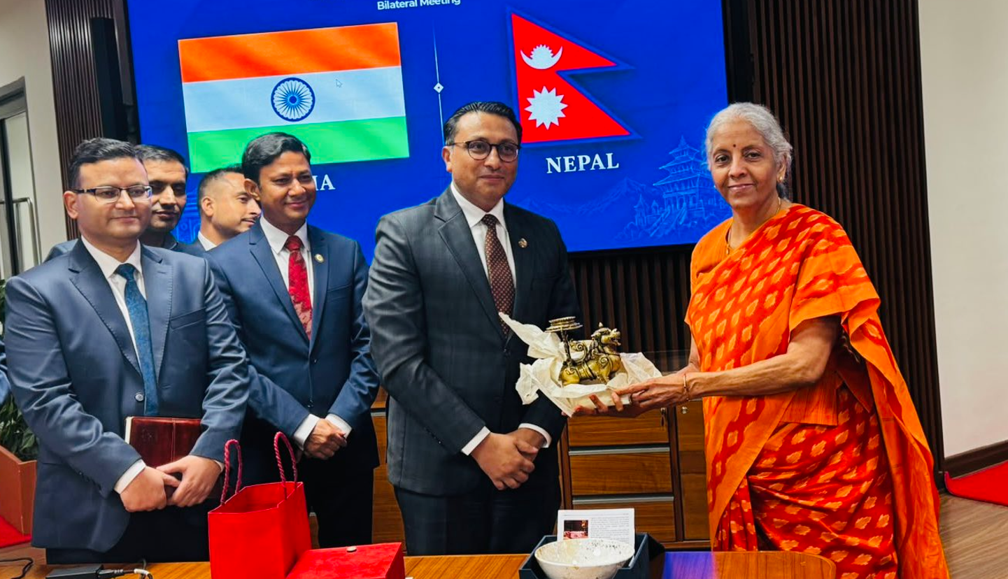 Finance Minister Dr. Wagle and Indian Counterpart Sitharaman Hold Bilateral Meeting