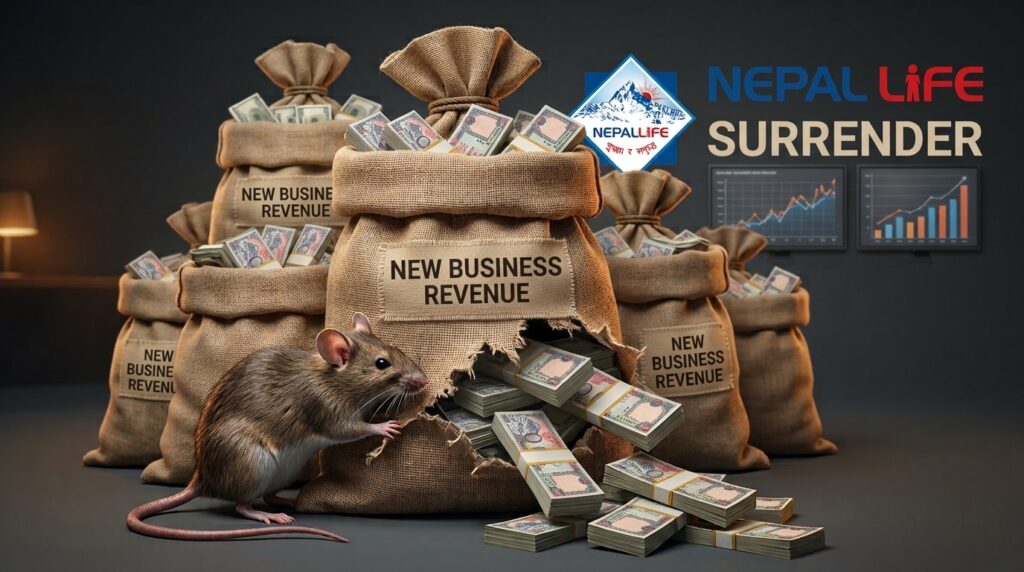 Nepal Life's Credibility in Crisis: Policy Surrenders Outpace New Business Growth